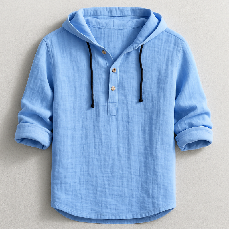 Dovian™ | Luxe katoenen shirt met capuchon