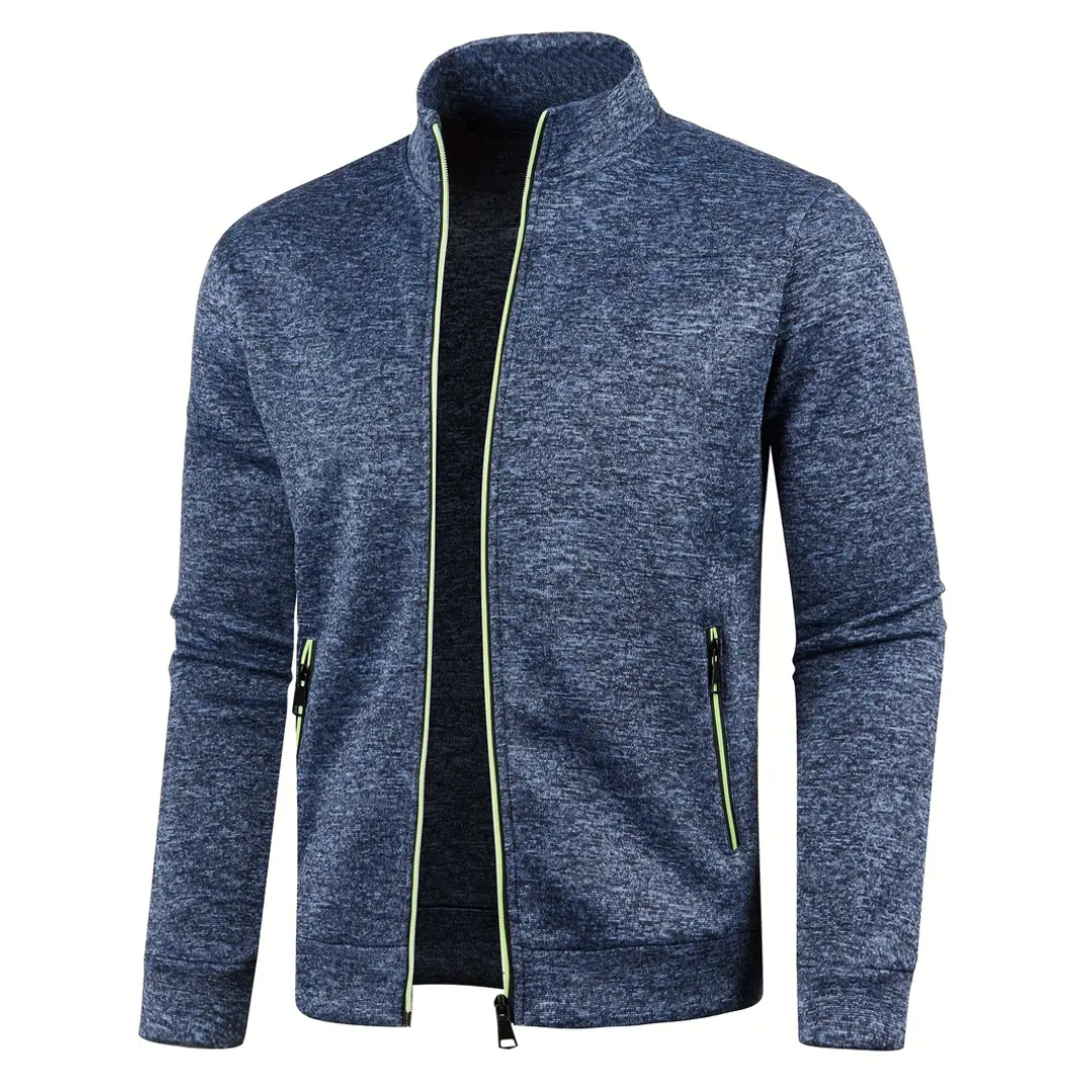Kairo™ | Klassieke Gebreide Jas met Ritssluiting