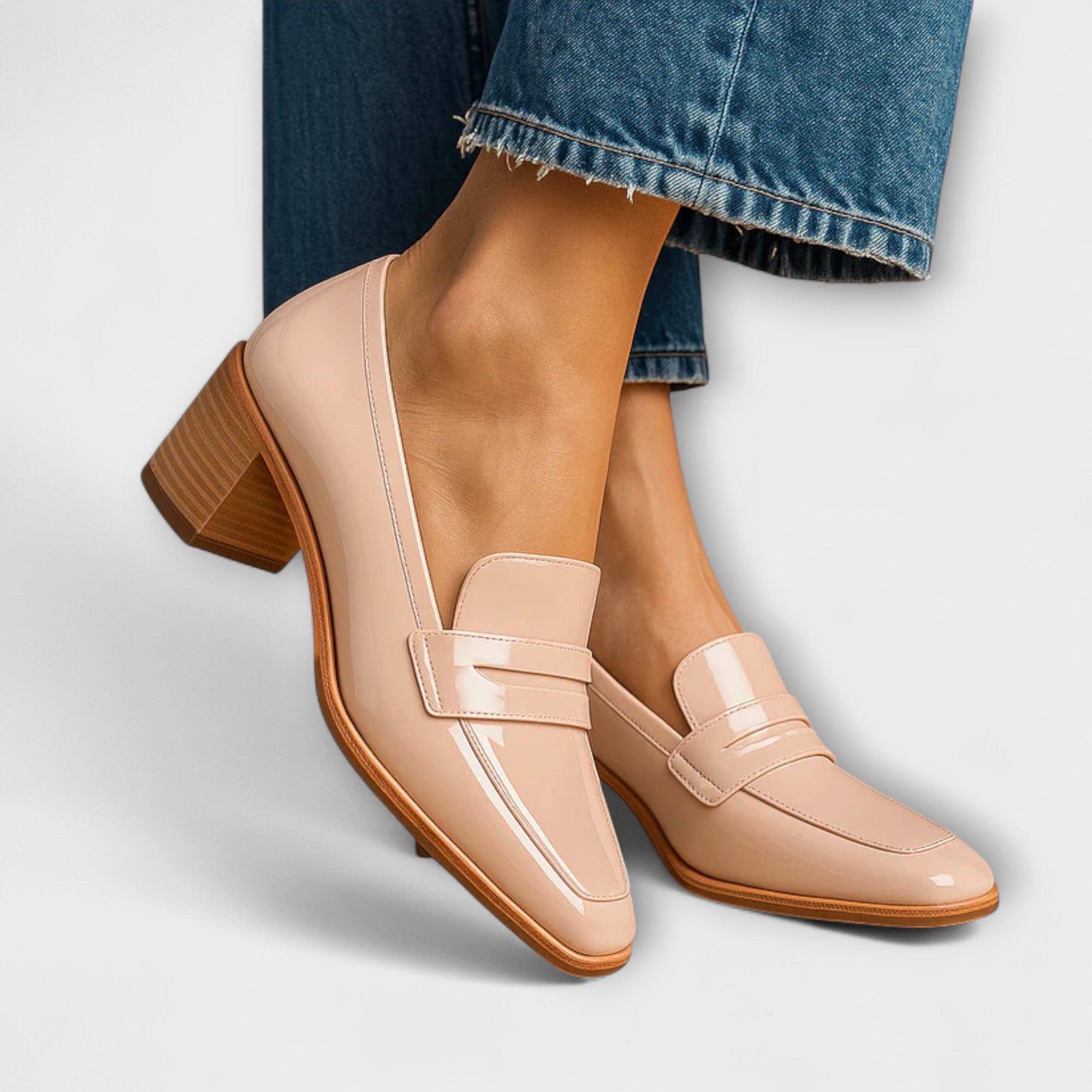 Van Der Waal™ | Glanzende Mocassins