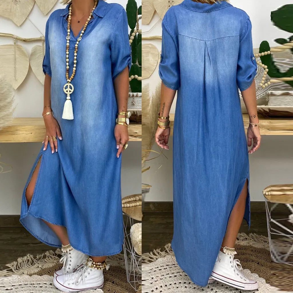 Anne™ | Spijkerjurk Maxi