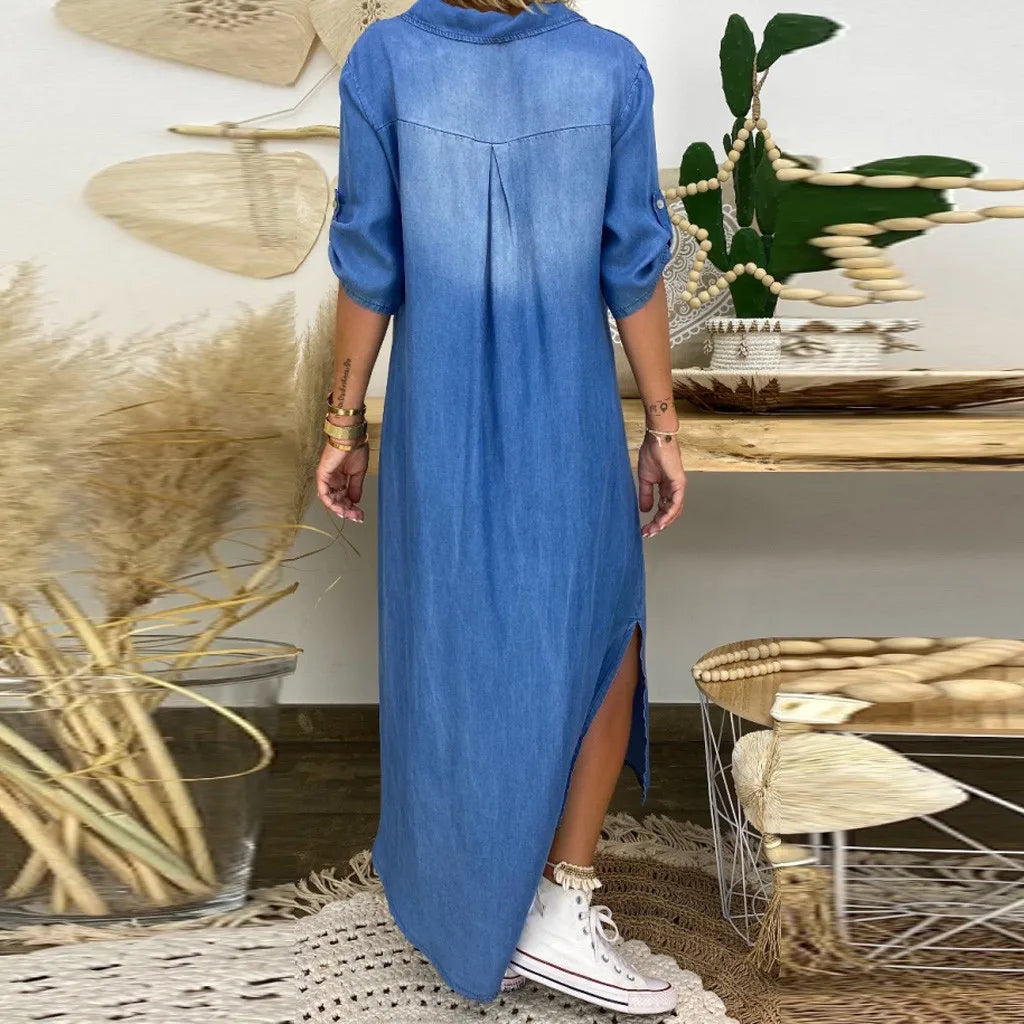 Anne™ | Spijkerjurk Maxi