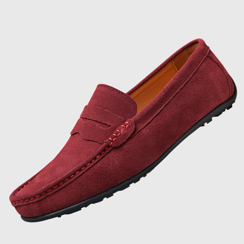 Van Der Waal™ | Klassieke suède mocassins