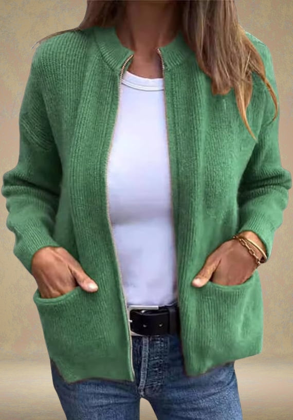 Améa™ | Zachte gebreide cardigan met zakken
