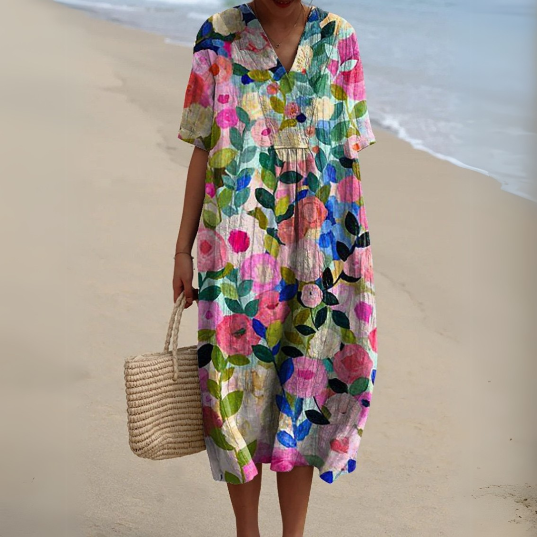Nicole™ | Bloemen zomerjurk