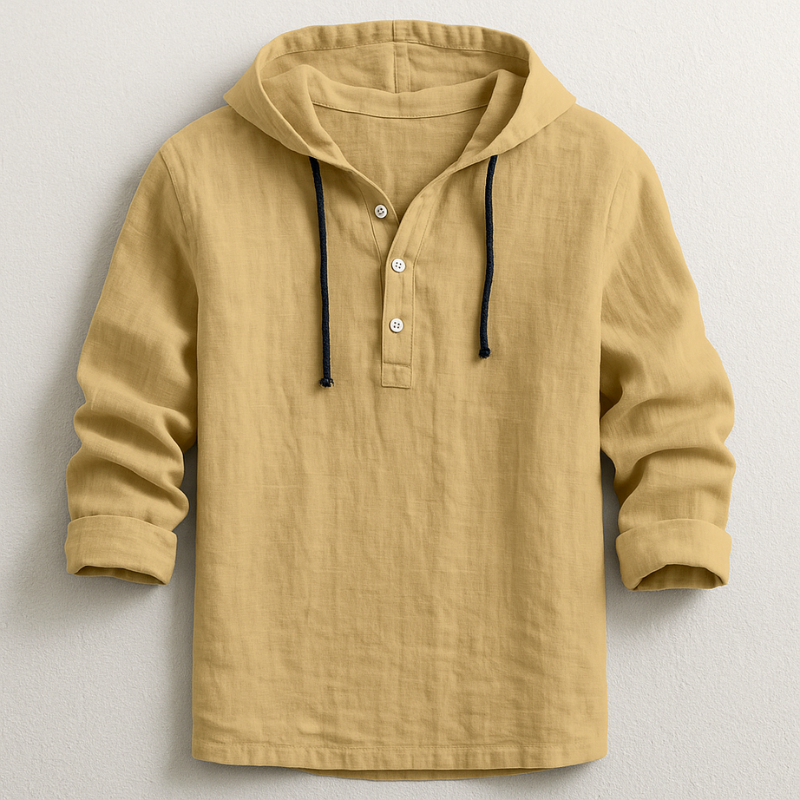 Dovian™ | Luxe katoenen shirt met capuchon