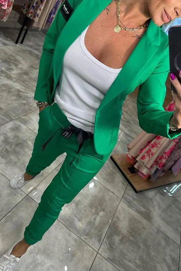 Milae™ | Blazer en Jogger Set