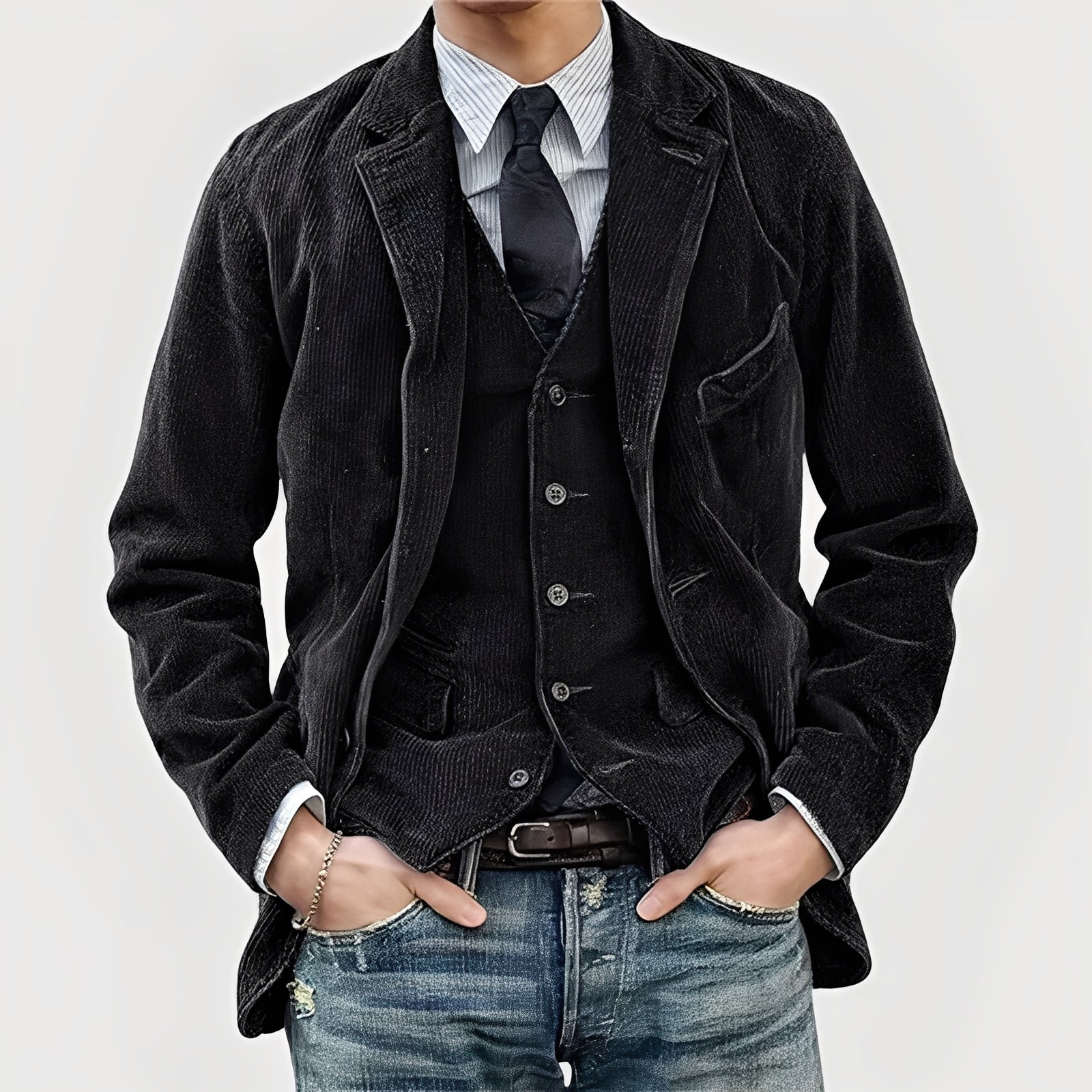 Van Der Waal™ | Klassieke Corduroy Blazerjas