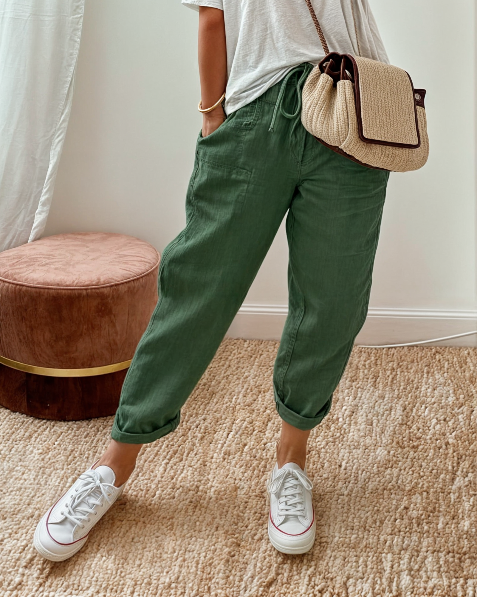Rosa™ | Elegante linnenmix broek
