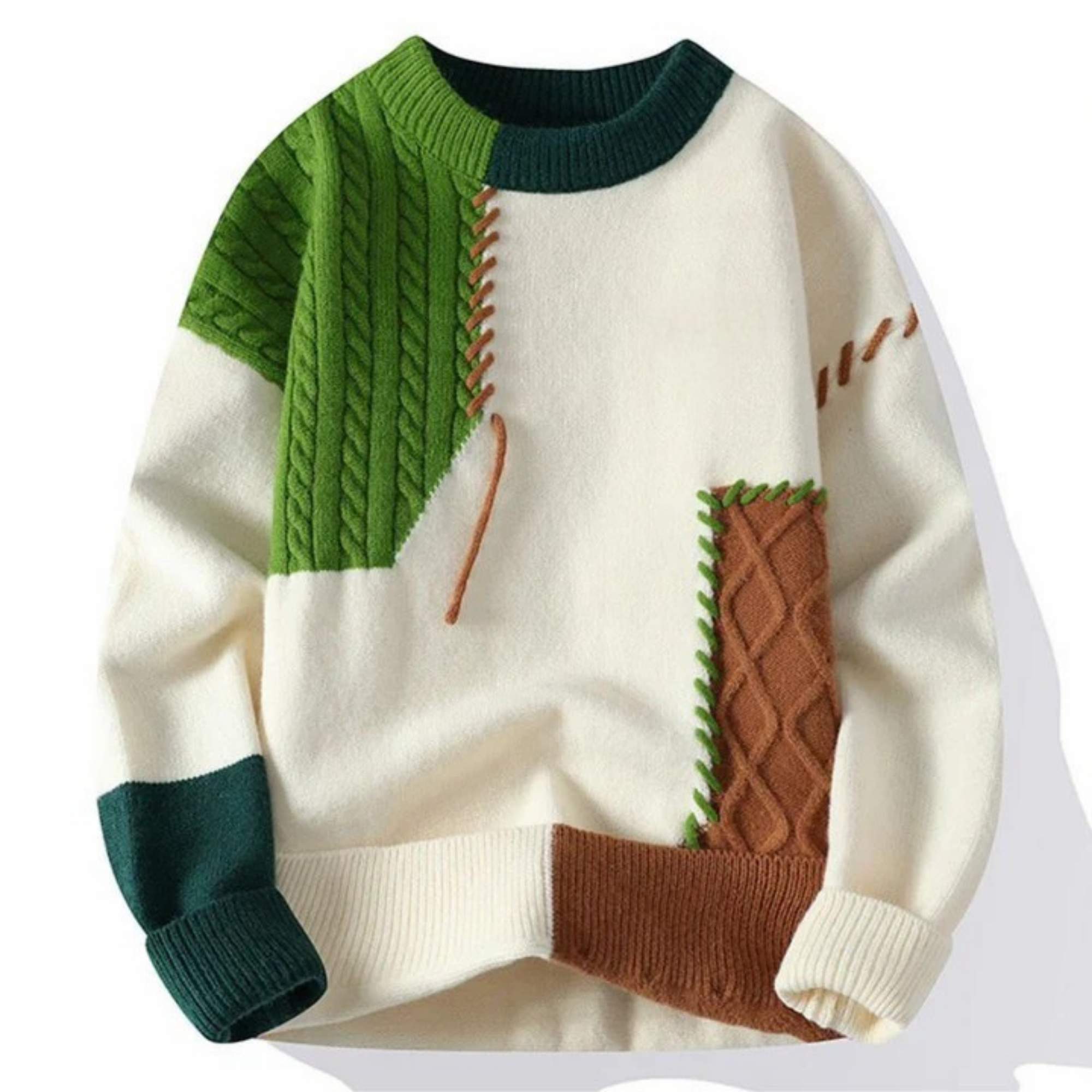Zoren™ | Patchwork trui
