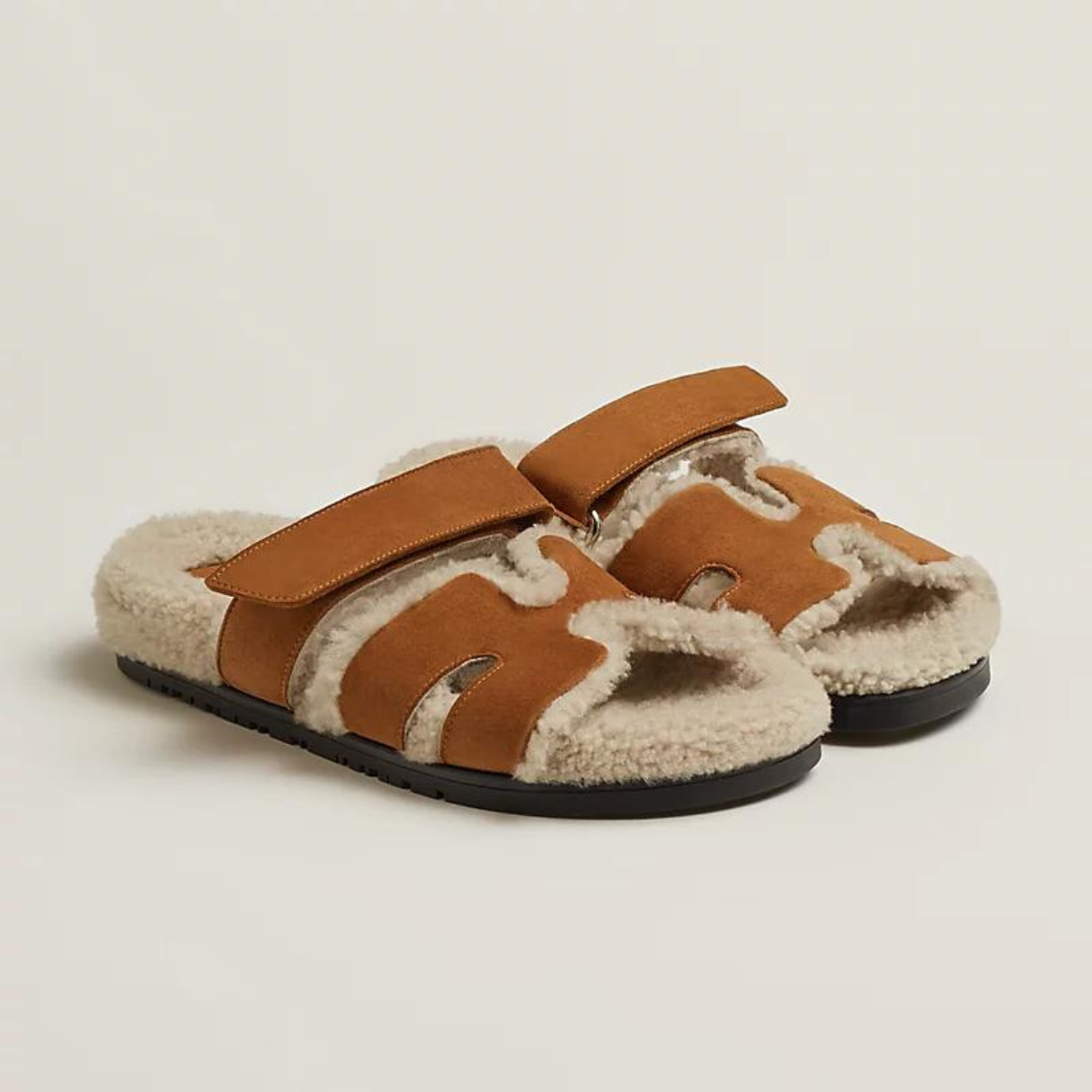 Yara™ | Elegante sandalen met suède voetbed – Off-White Edition