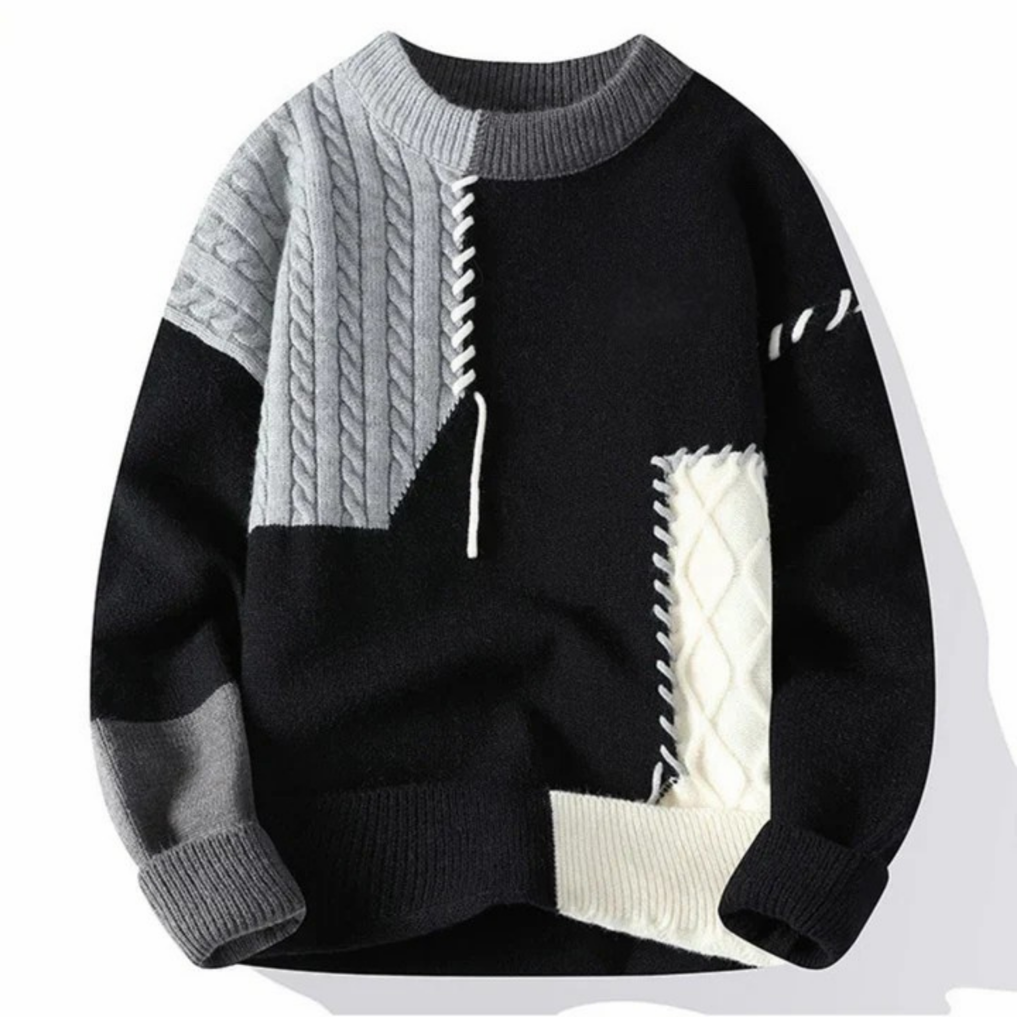 Zoren™ | Patchwork trui