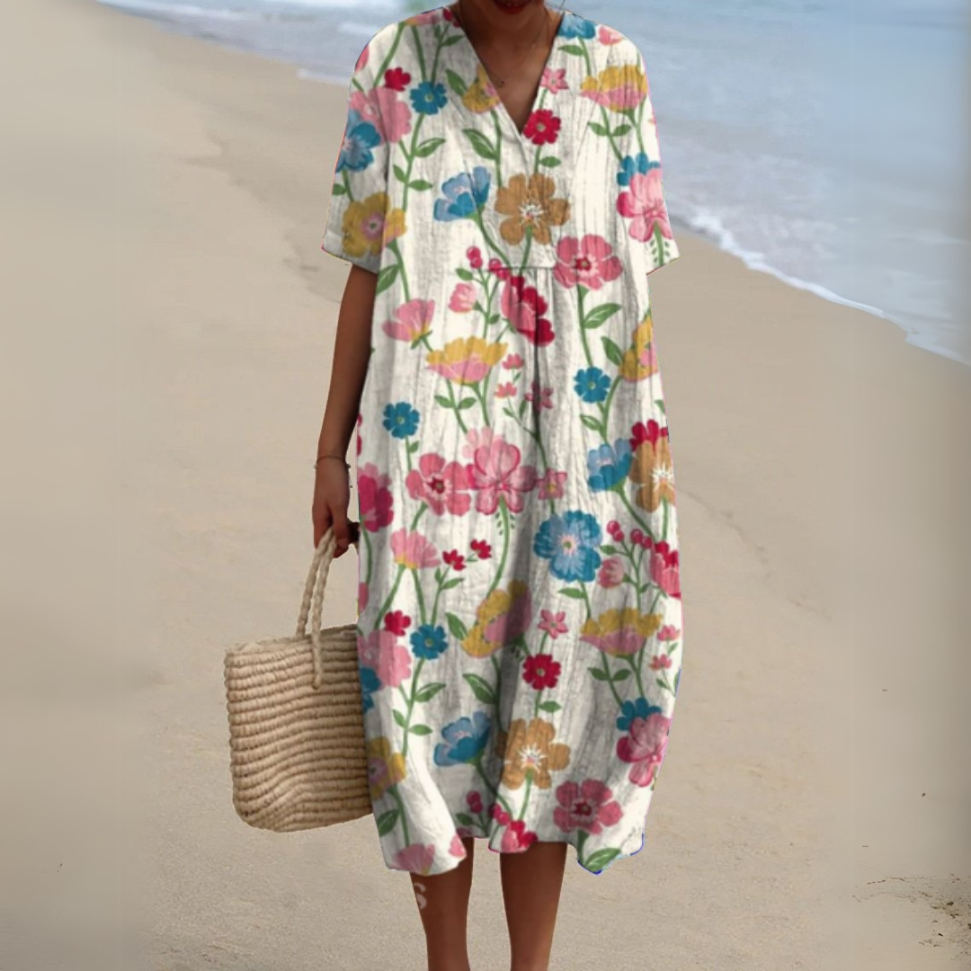 Nicole™ | Bloemen zomerjurk