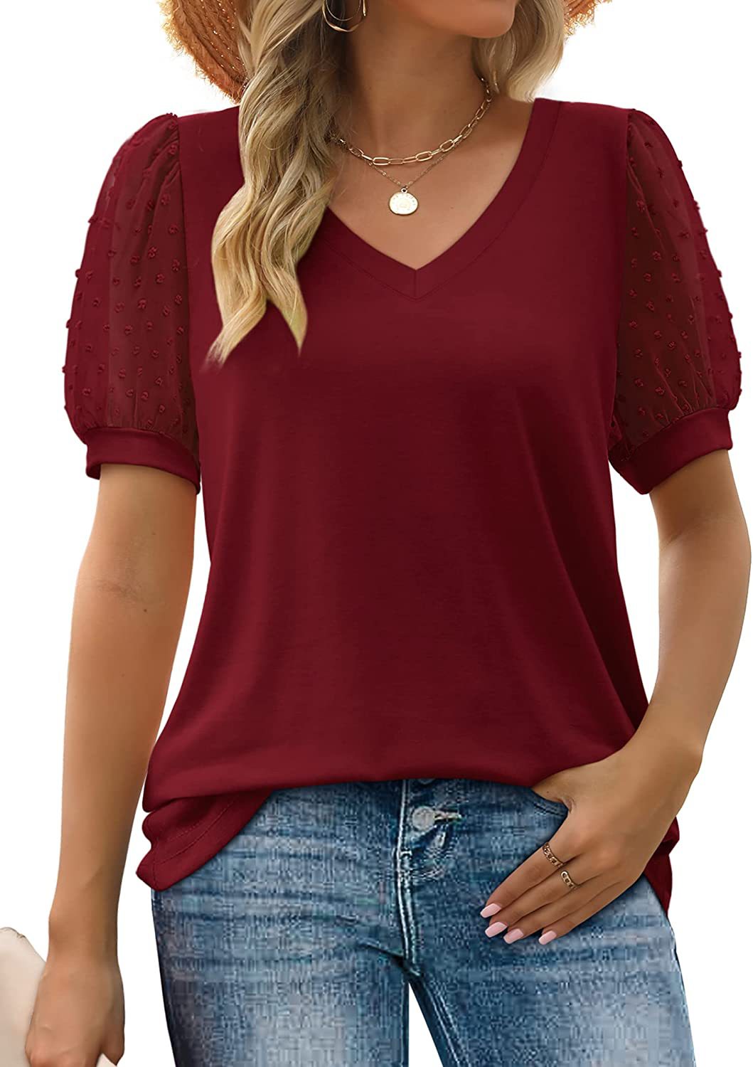Zaira™ | Elegante Top met Pofmouwen