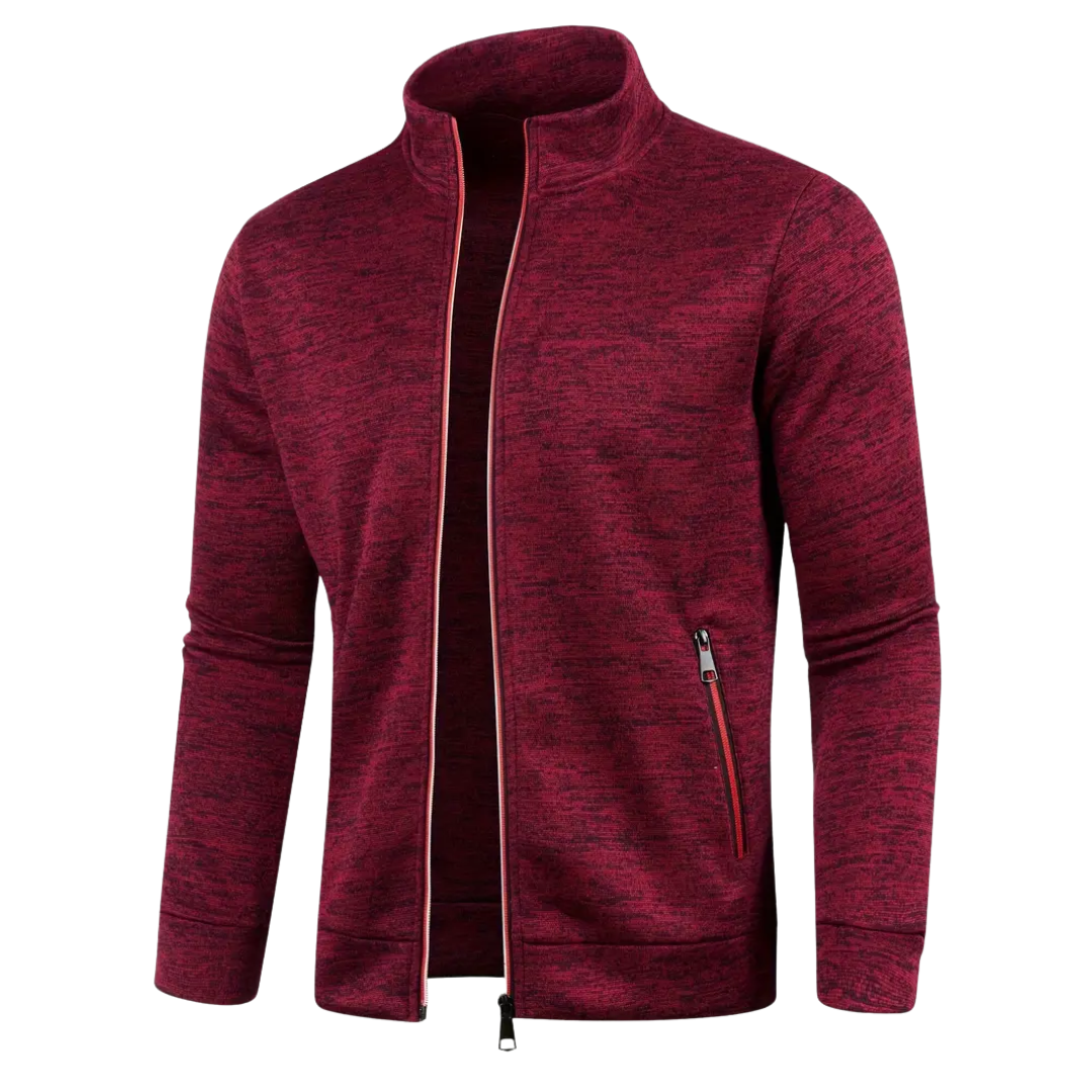 Kairo™ | Klassieke Gebreide Jas met Ritssluiting