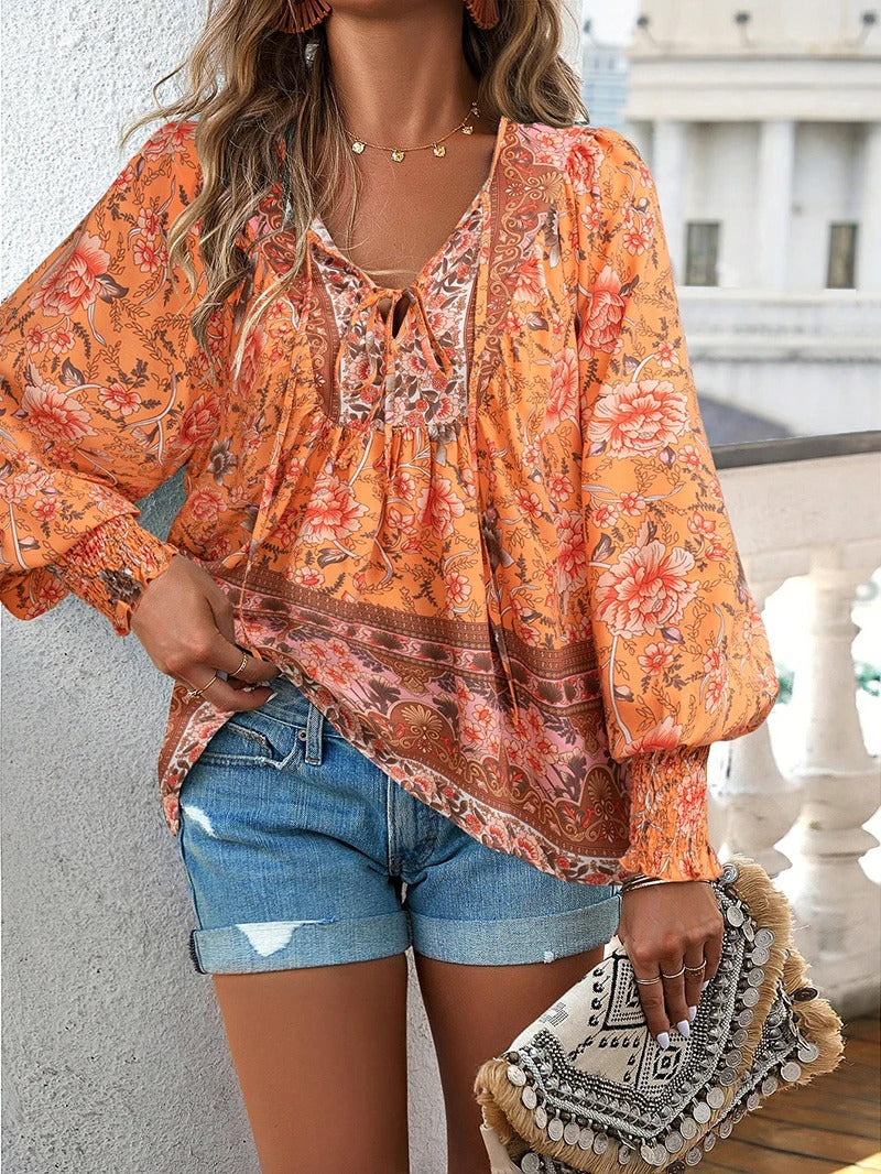 Celyna™ | Zomerse Bloemen Blouse