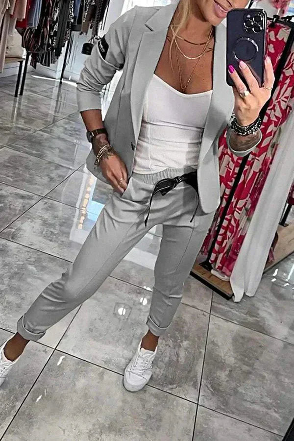 Milae™ | Blazer en Jogger Set