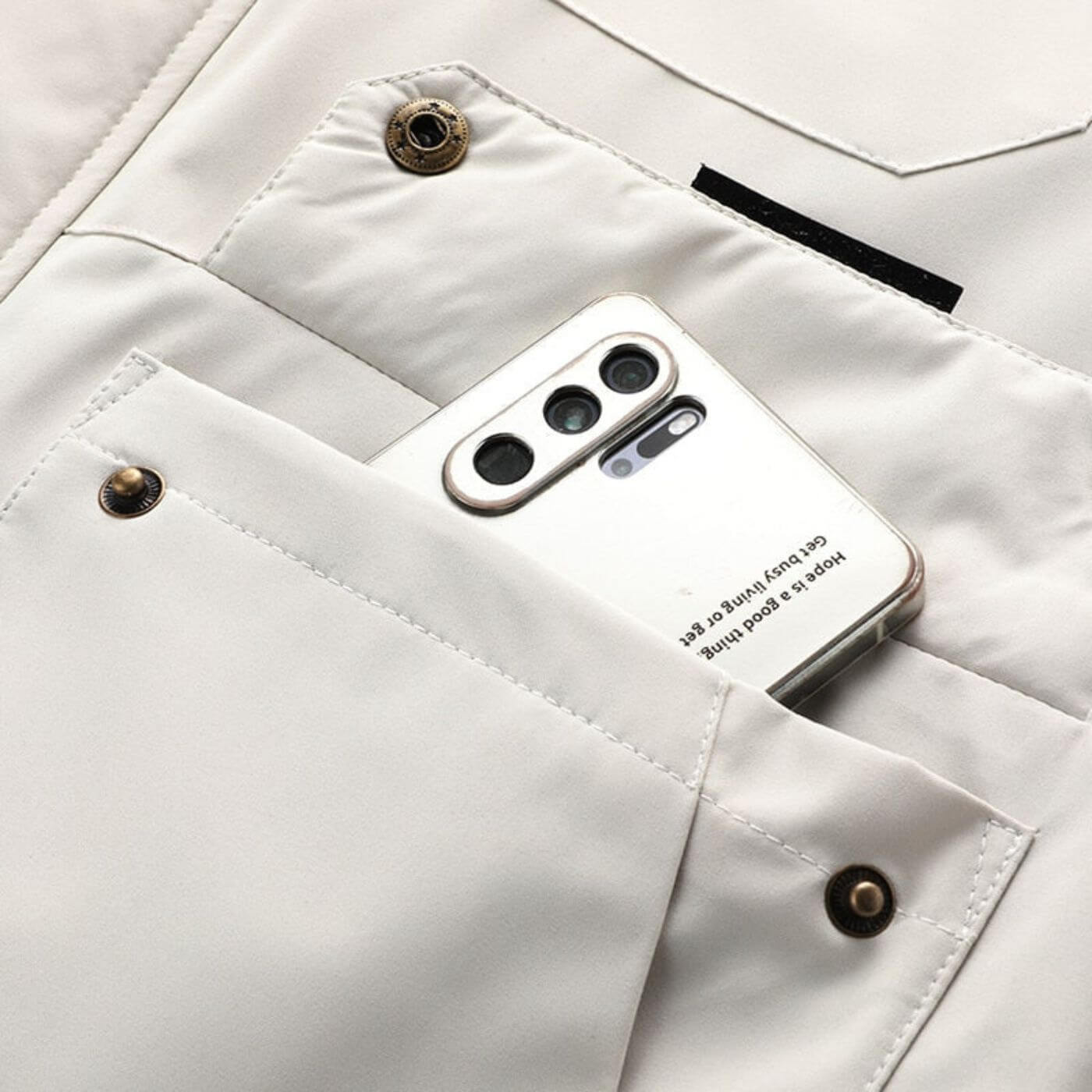 Van Der Waal™ | Utility-jas met capuchon en patches