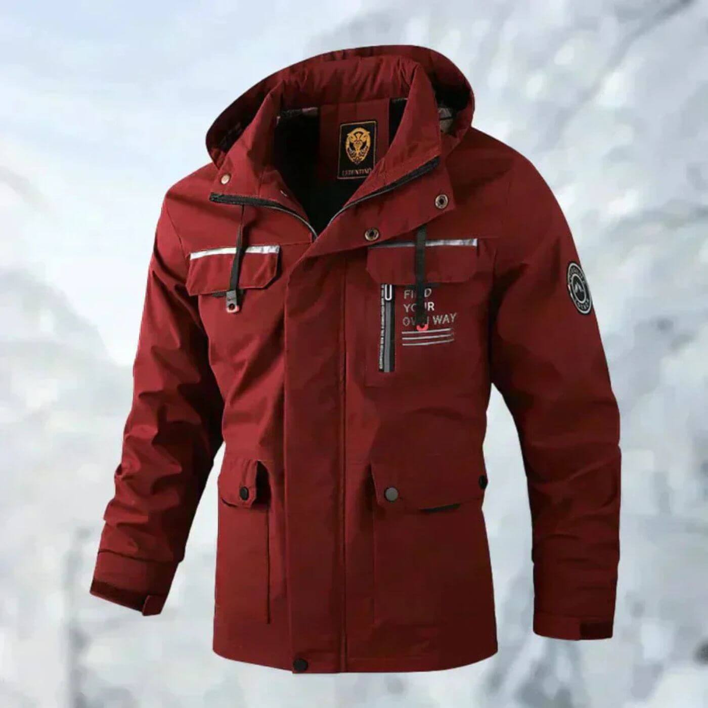Van Der Waal™ | Utility-jas met capuchon en patches