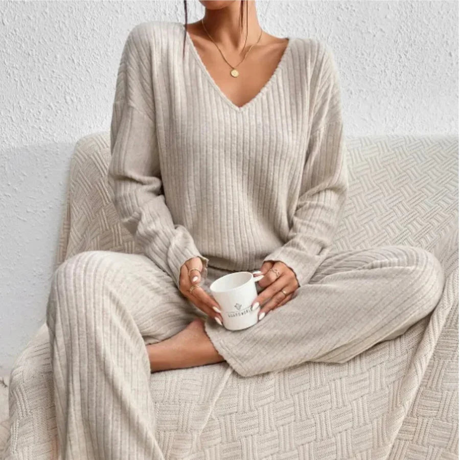 Vevienne™ | Geribde Lounge Set