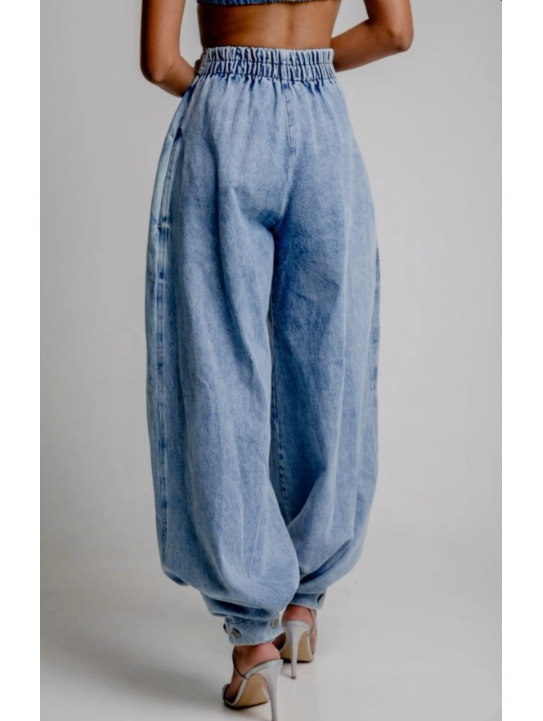 Nelise™ | Hoge Taille Balloon Jeans