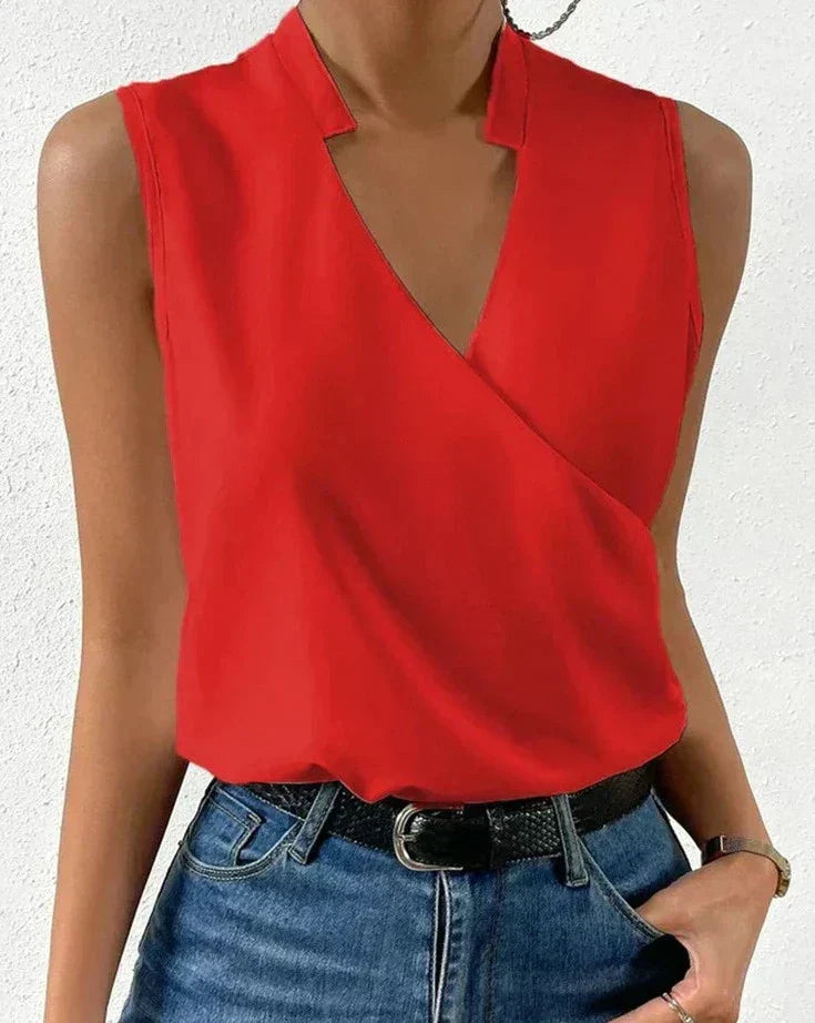 Vionelle™ | Mouwloze Wikkelblouse