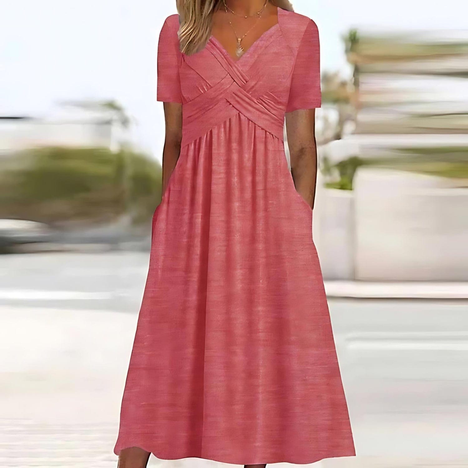 Nadia™ | Chique en elegante midi-jurk