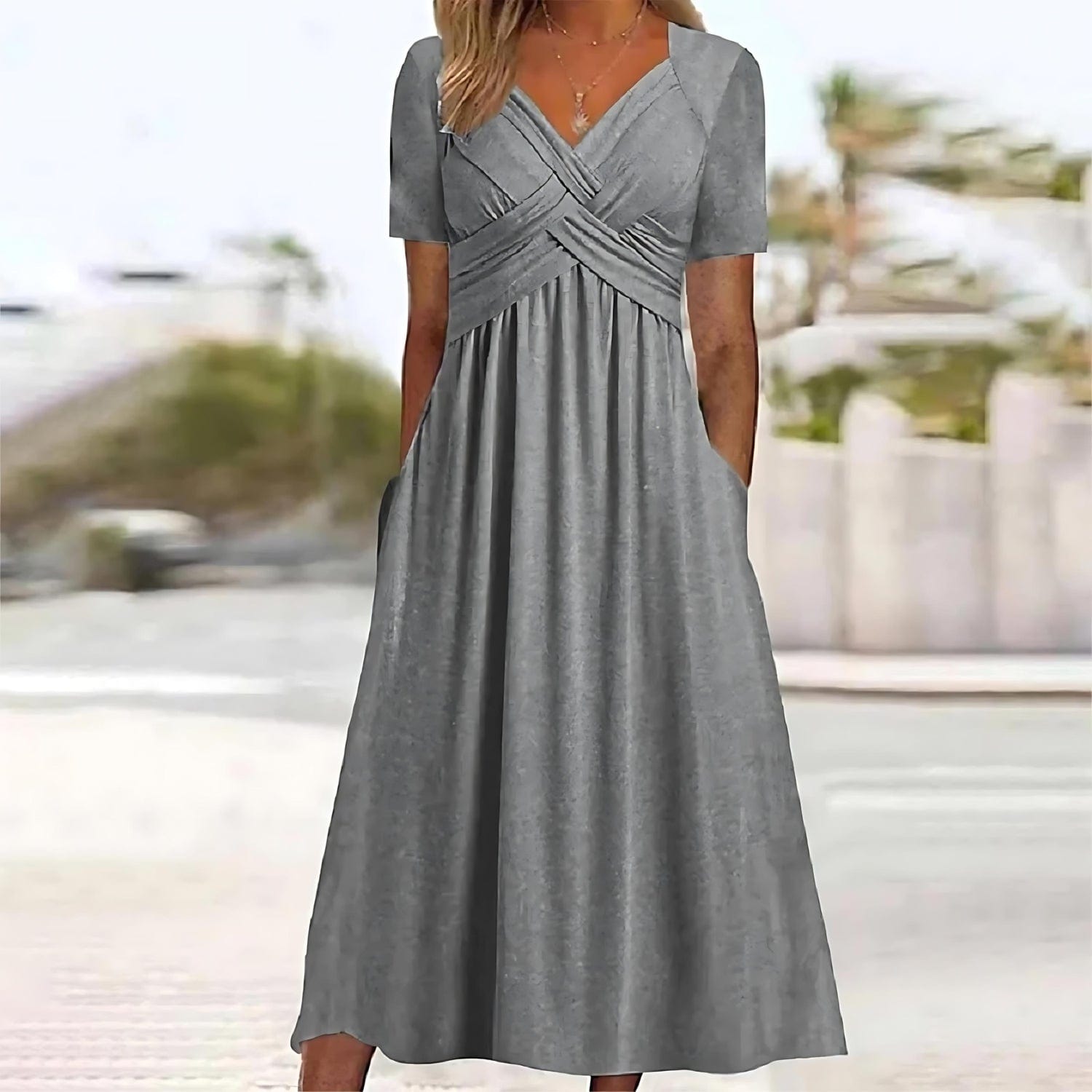 Nadia™ | Chique en elegante midi-jurk
