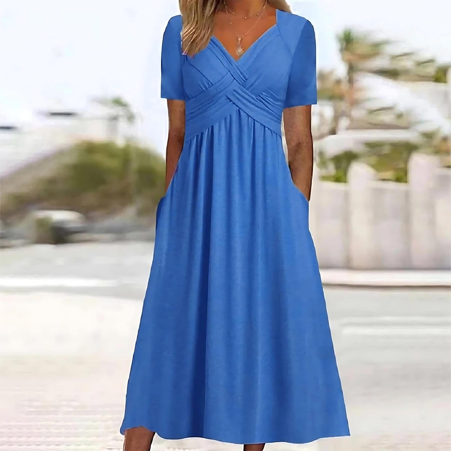 Nadia™ | Chique en elegante midi-jurk