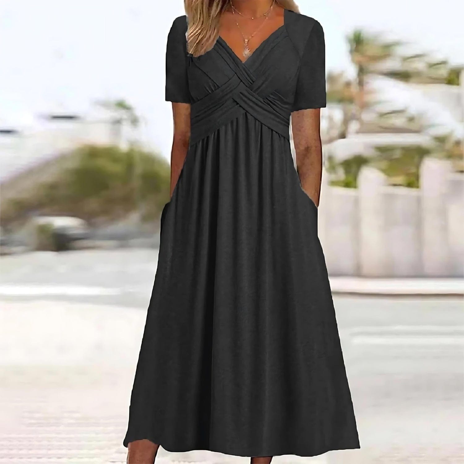 Nadia™ | Chique en elegante midi-jurk