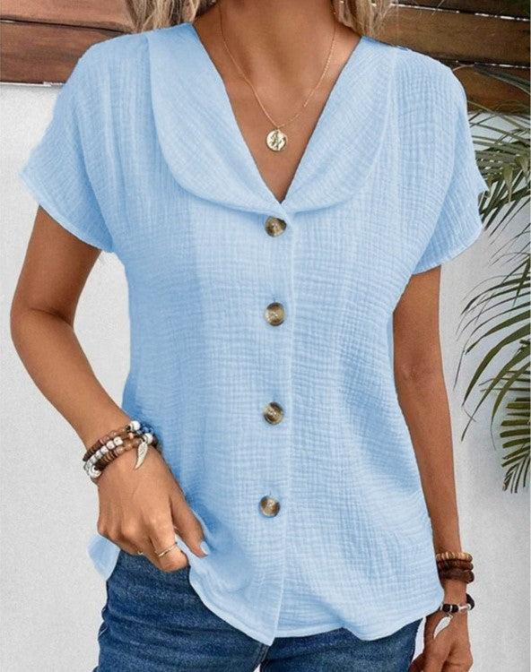 Calissa™ | Zomerse Knoopblouse