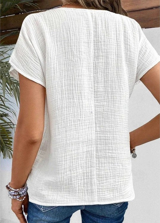 Calissa™ | Zomerse Knoopblouse