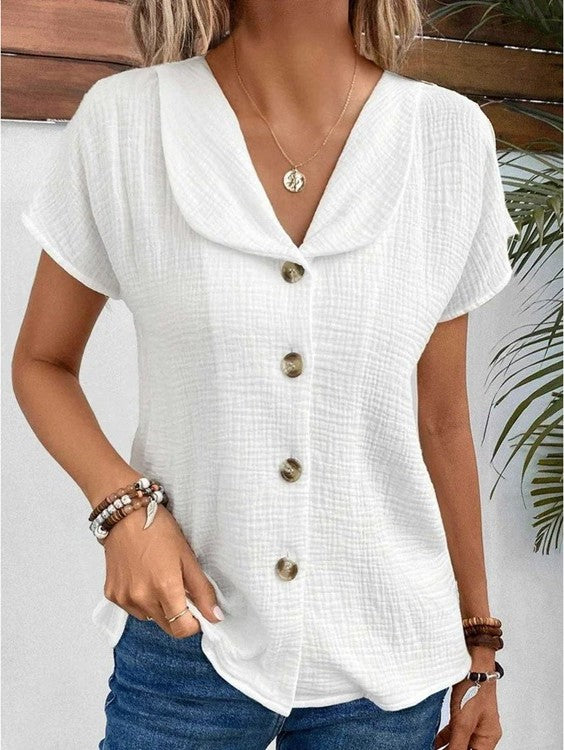 Calissa™ | Zomerse Knoopblouse