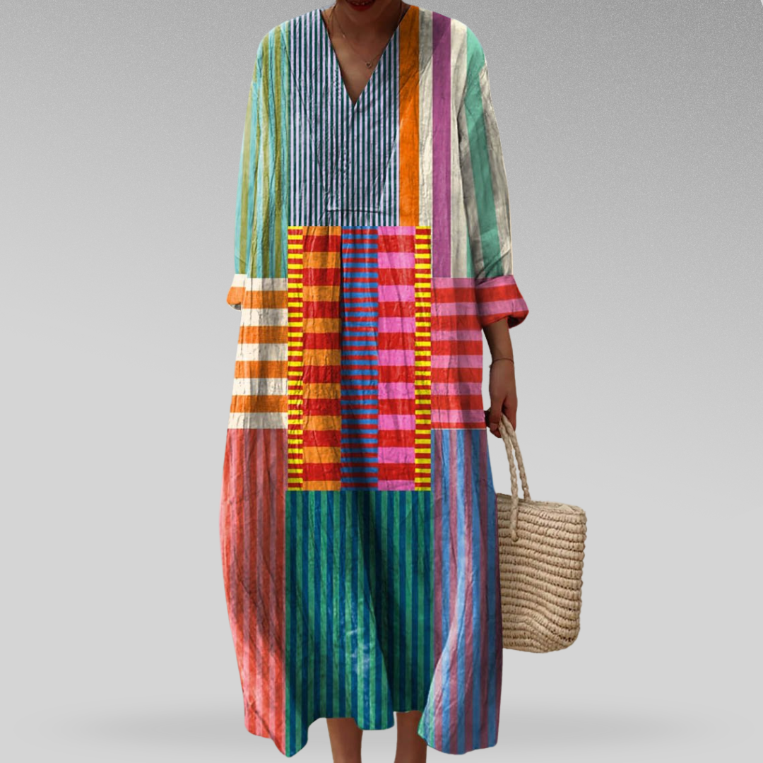 Yolanda™ | Geometrische jurk