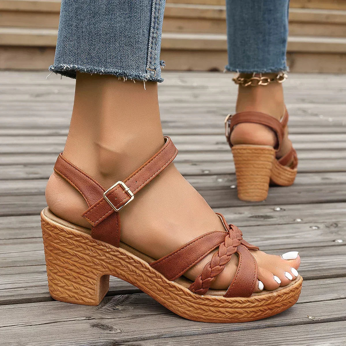 Rosae™ | Orthopedische Sleehak Sandalen