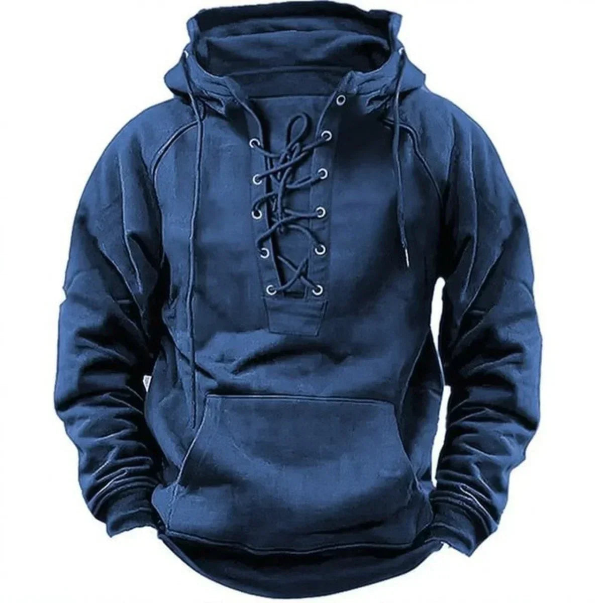 Van Der Waal™ | Hoodie met vetersluiting