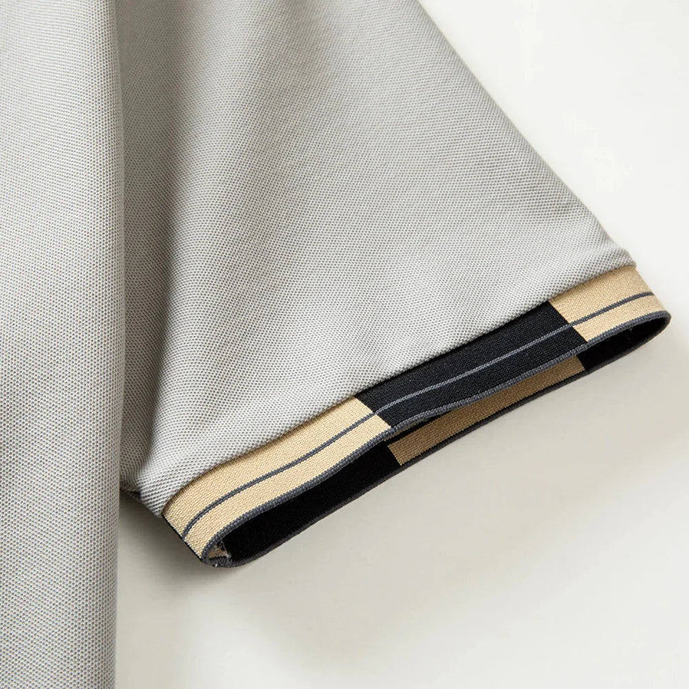 Van Der Waal™ | Poloshirt met contrasterende afwerkingen