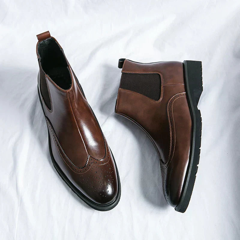 Krylor™ | Leren Chelsea Boots
