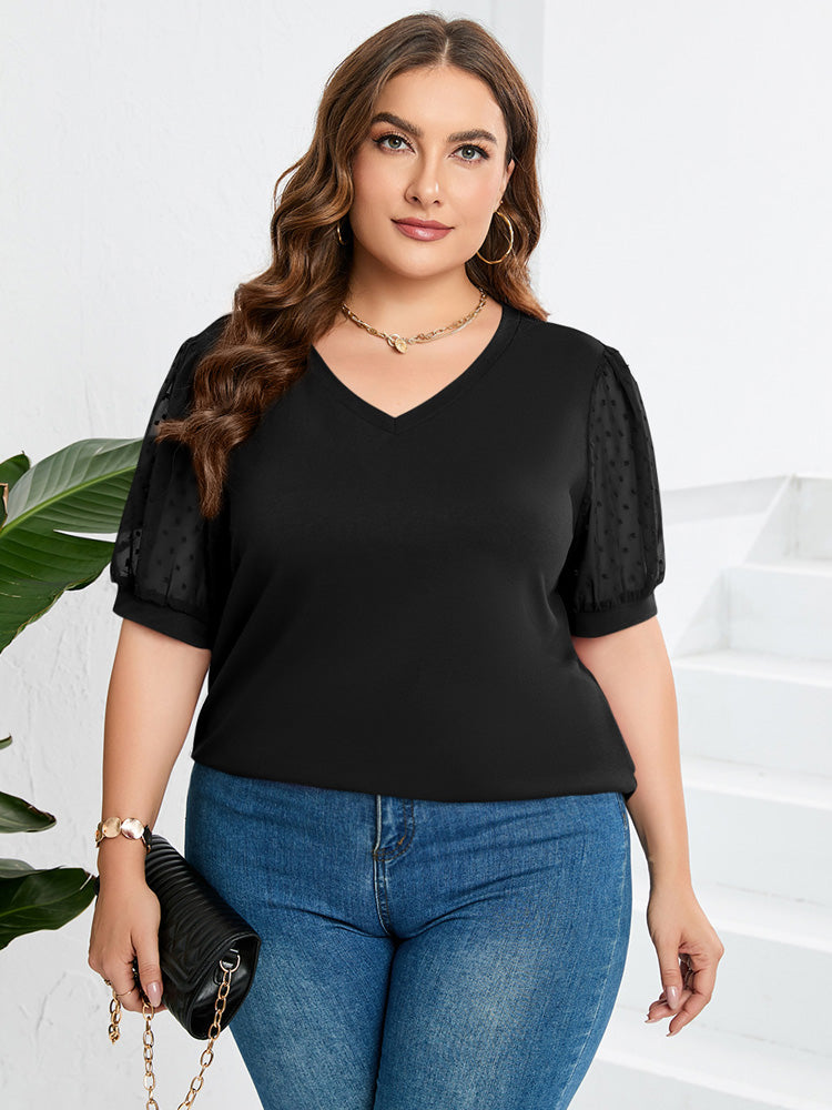 Zaira™ | Elegante Top met Pofmouwen