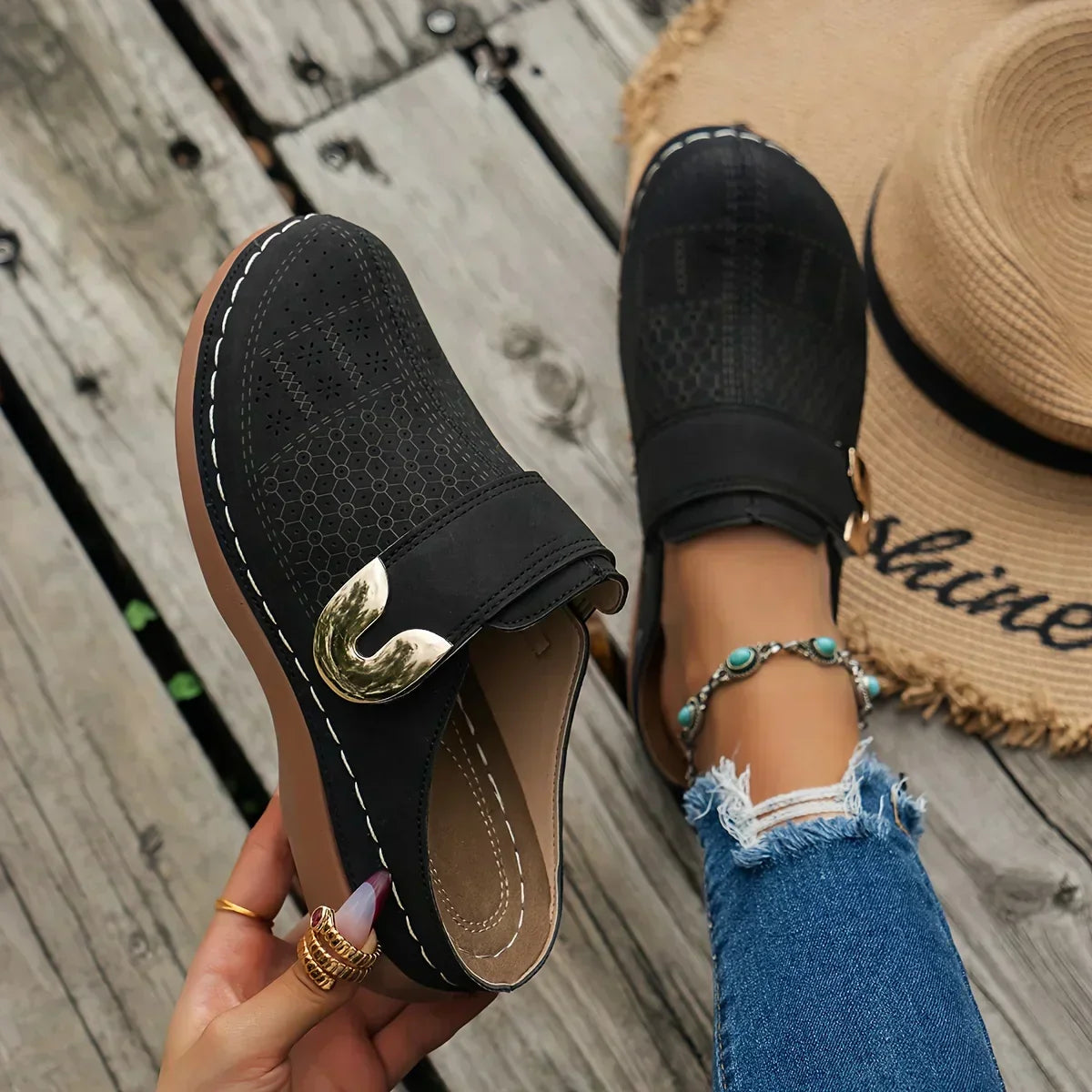 Serelle™ | Comfortabele Sleehak Sandalen