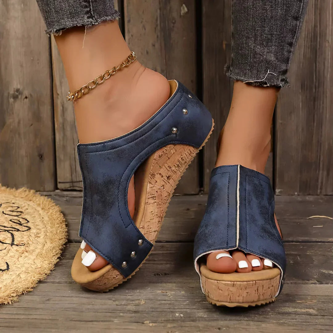 Nelora™ | Orthopedische Sleehak Sandalen