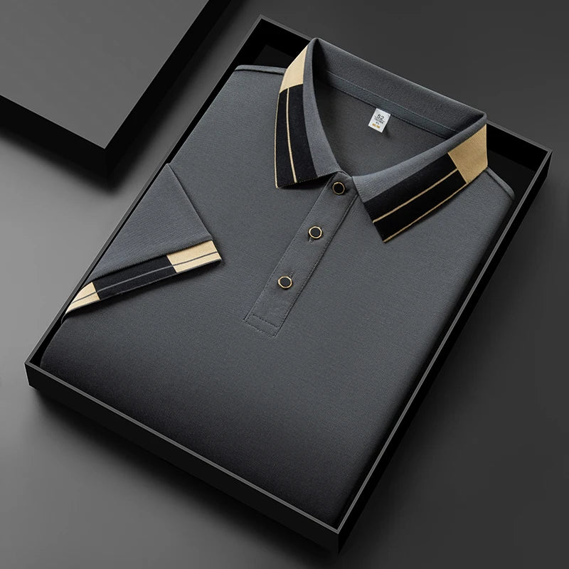 Van Der Waal™ | Poloshirt met contrasterende afwerkingen