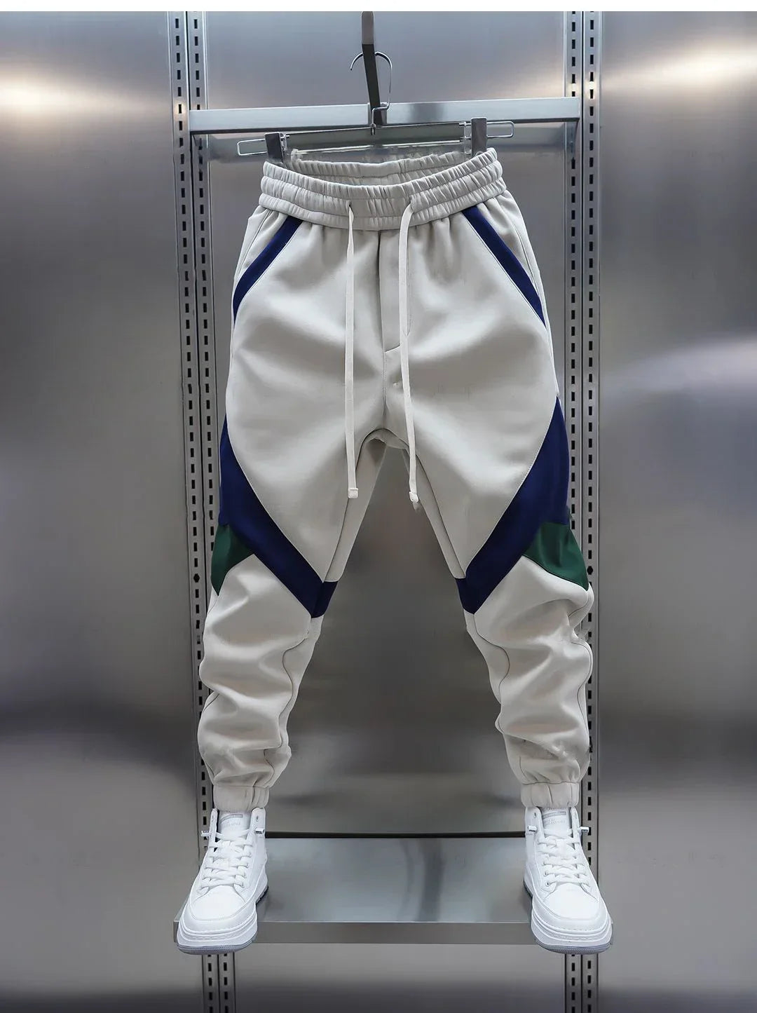 Van Der Waal Mode™ | Casual broek met panelen