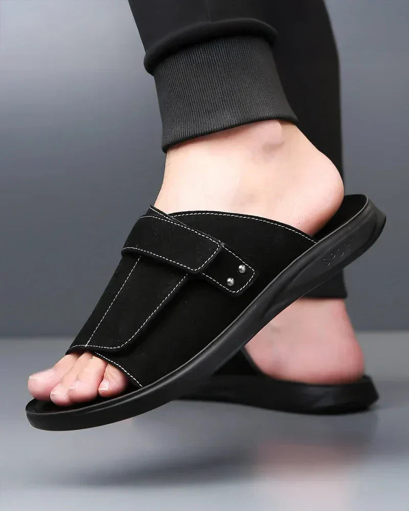 Caelis™ | Suède Instapsandalen