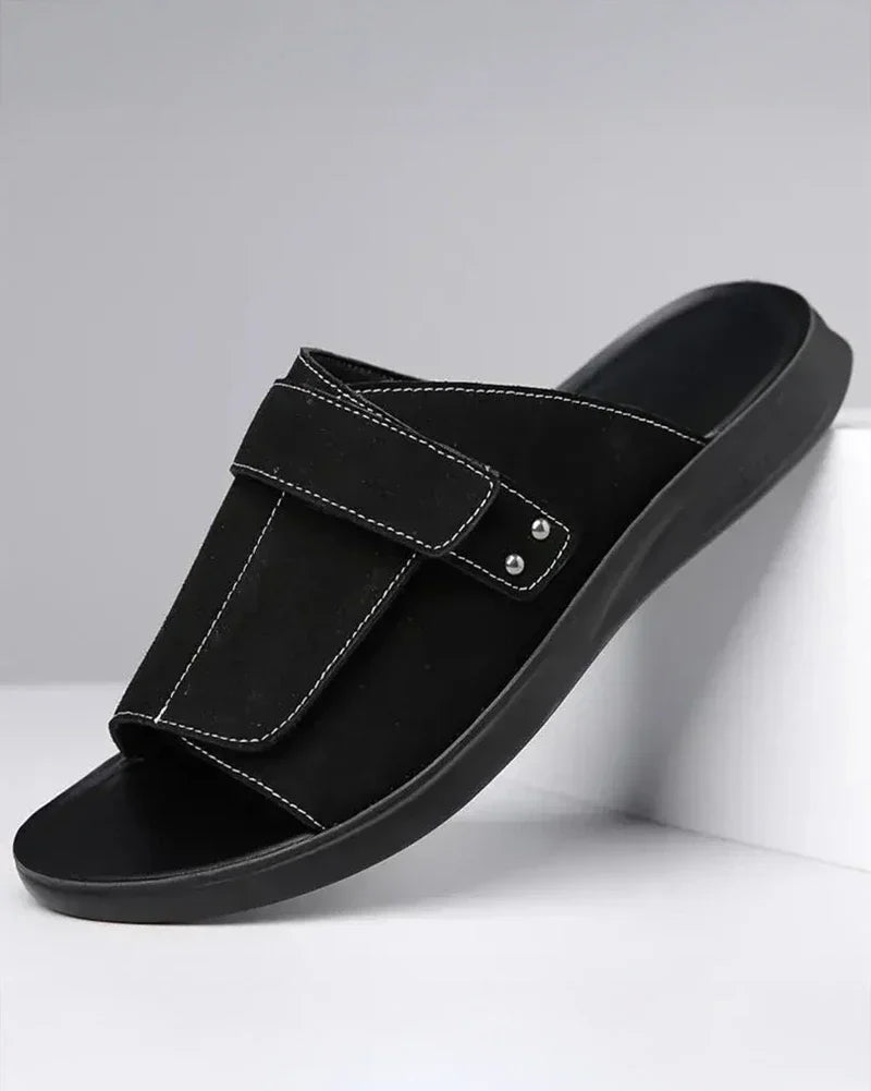 Caelis™ | Suède Instapsandalen