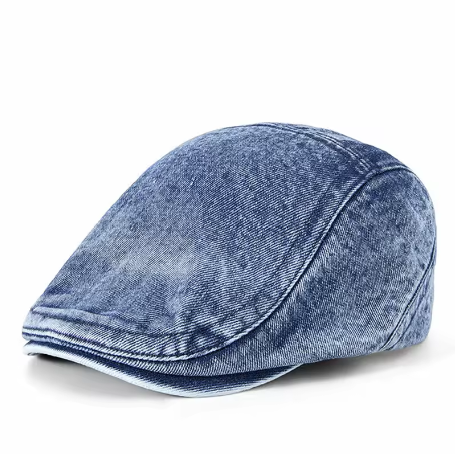 Van Der Waal™ | Denim stijl baret