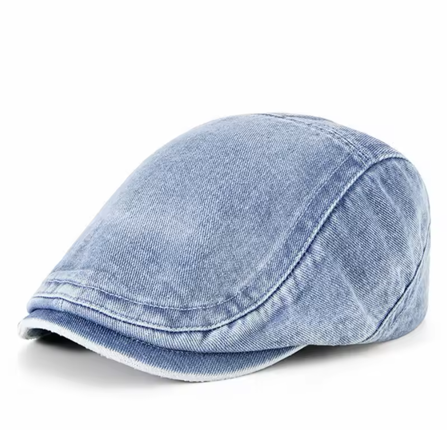 Van Der Waal™ | Denim stijl baret