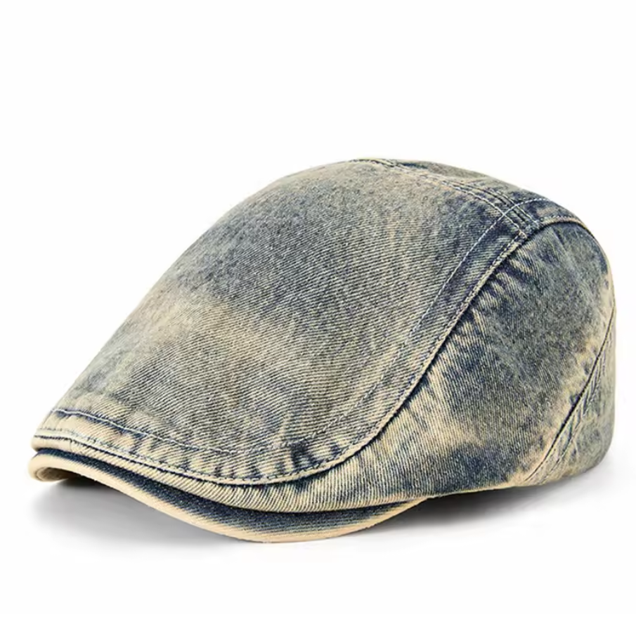 Van Der Waal™ | Denim stijl baret