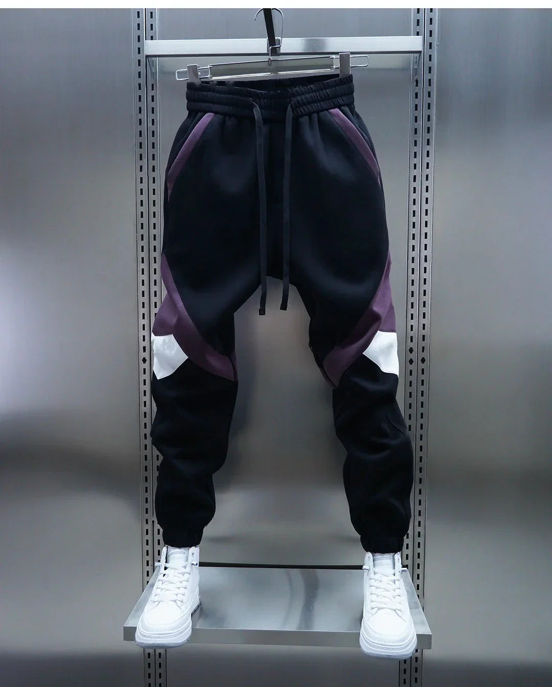 Van Der Waal Mode™ | Casual broek met panelen