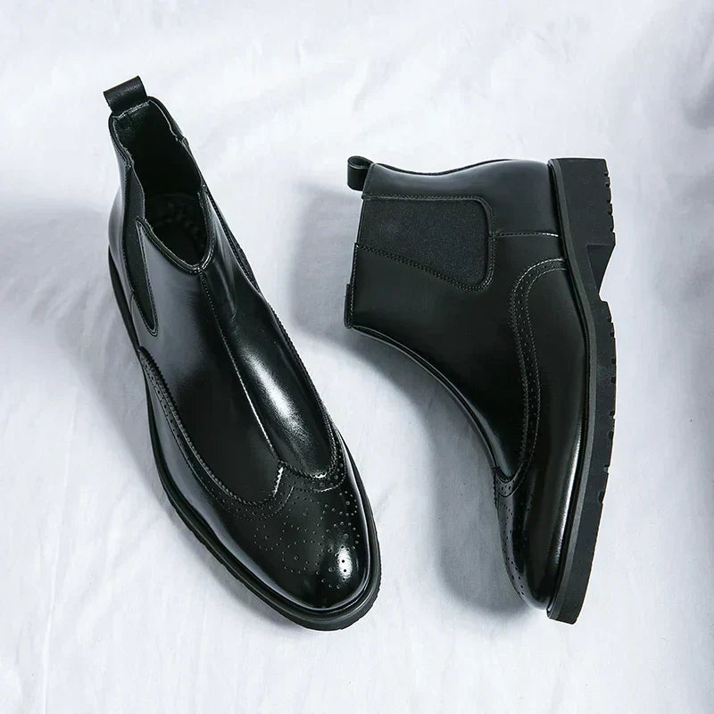 Krylor™ | Leren Chelsea Boots