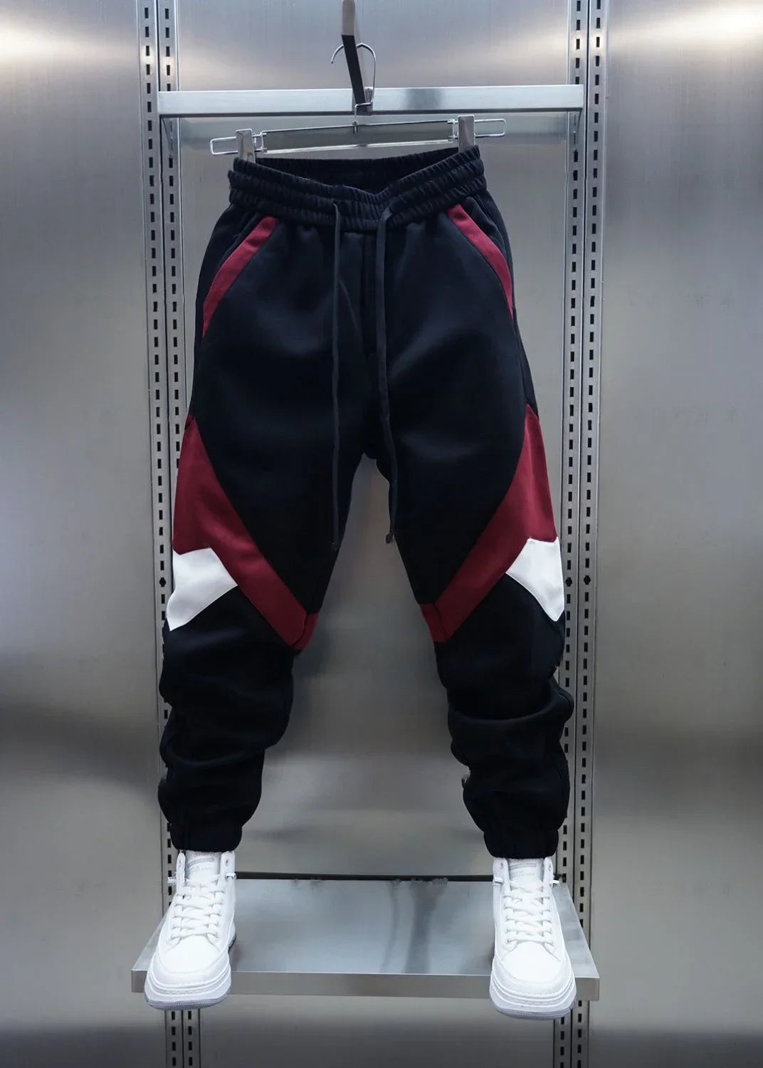 Van Der Waal Mode™ | Casual broek met panelen